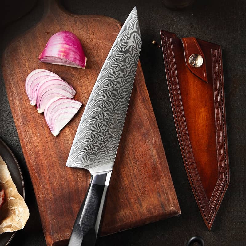 Japonais de Chef Cuisine Couteau Menkiri pour Coupe Pâtes 240
